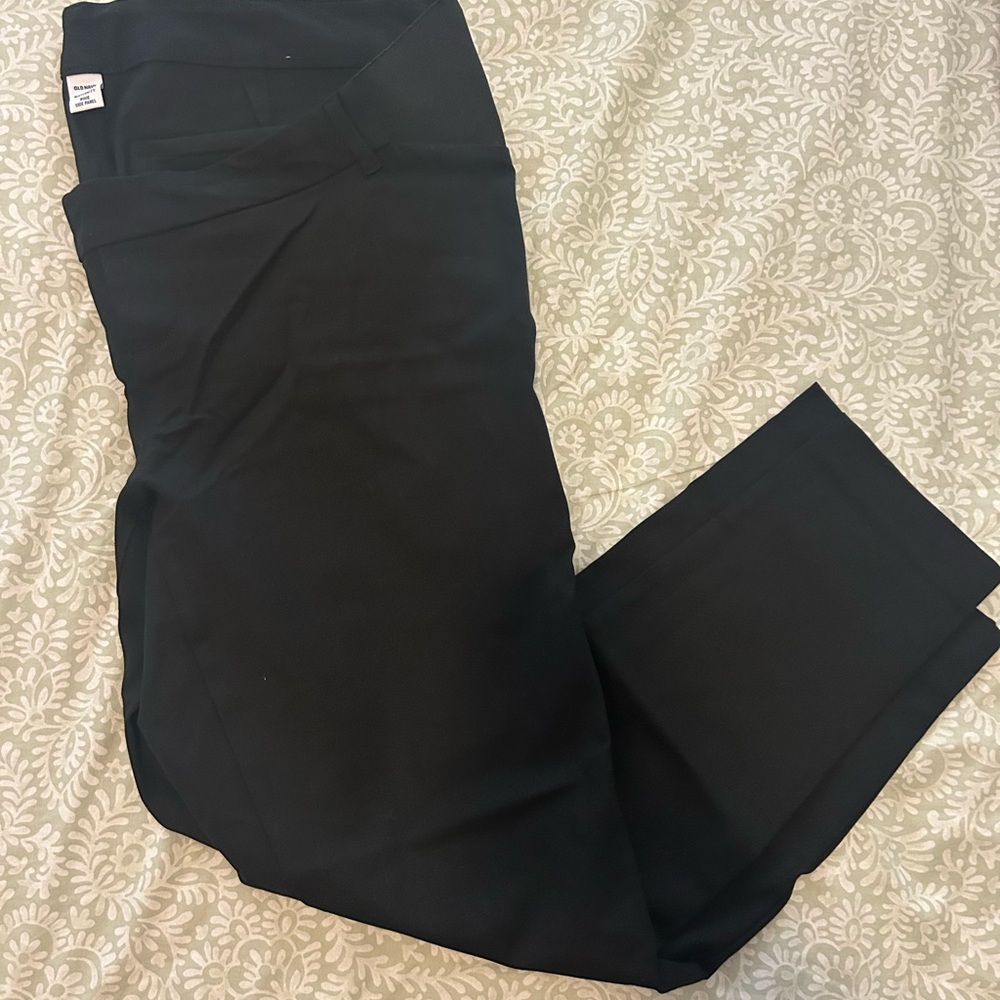 Black Maternity Pixie Ankle Pants